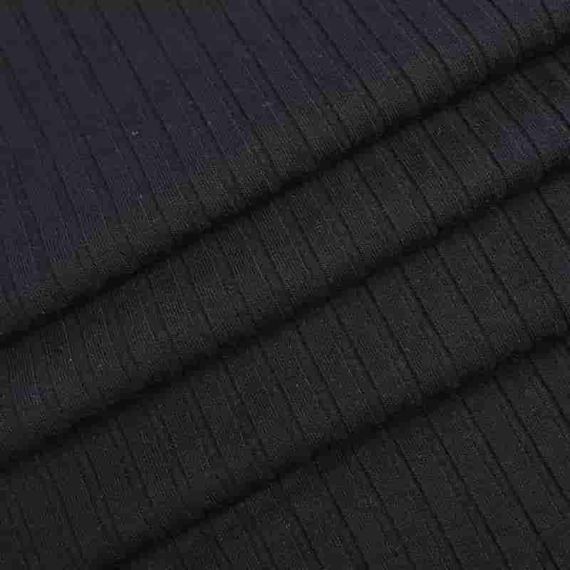 40-luvun Lenzing Tencel + 30D täysin päällystetty raidallinen spandex-joustinneule